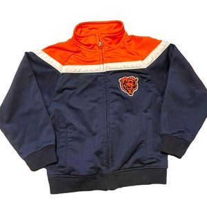 NFL team apparel Chicago Bears size 4T light windbreaker zip up jacket,